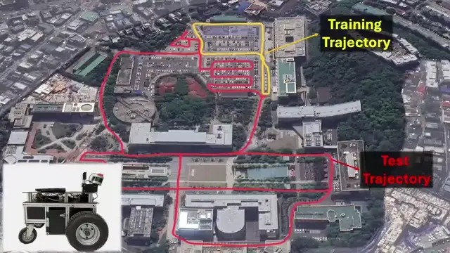LeSTA demonstration of automatic weak labeling and traversability mapping.