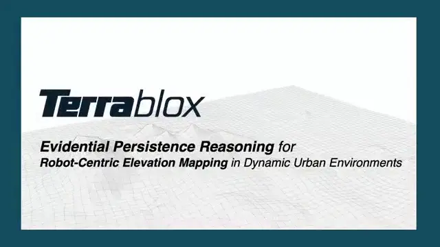 Terrablox elevation mapping demonstration in a dynamic urban environment.
